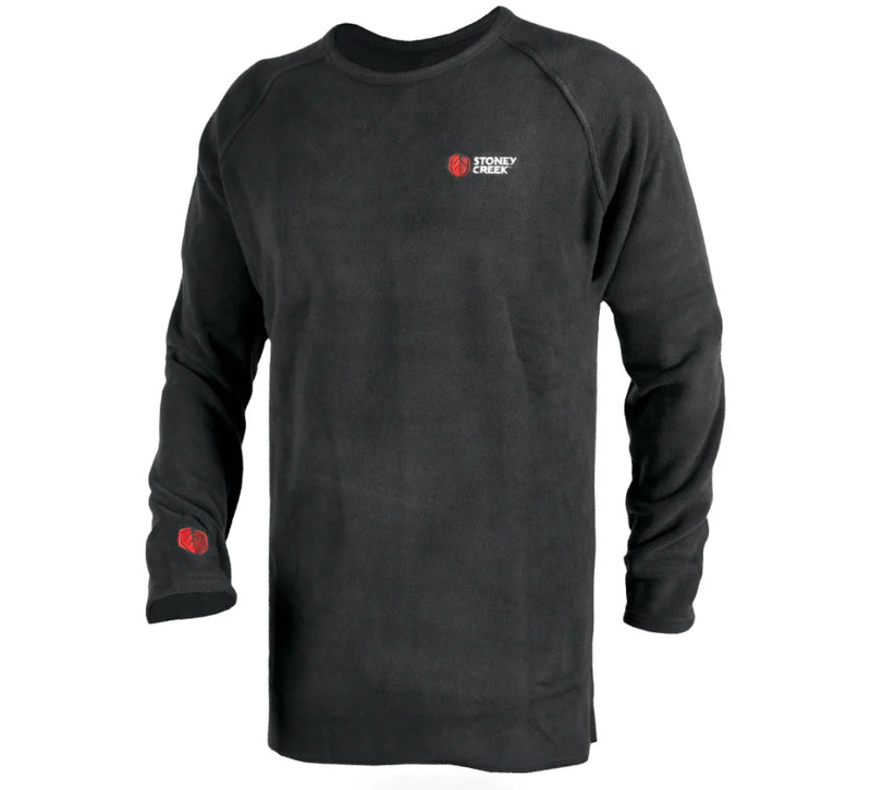 MENS BUSH TEE LONG SLEEVE BLACK SIZE L