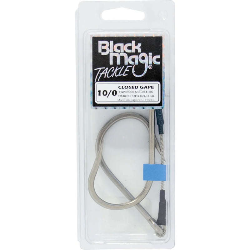 BLACK MAGIC TWIN HOOK SHACKLE RIG 10/0