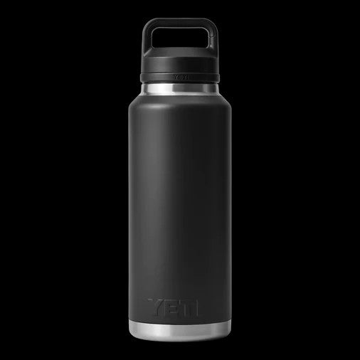 RAMBLER 46OZ BOTTLE BLACK W/ CHUG CAP