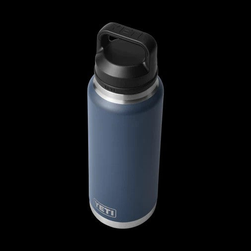 RAMBLER 36OZ BOTTLE NAVY W/ CHUG CAP