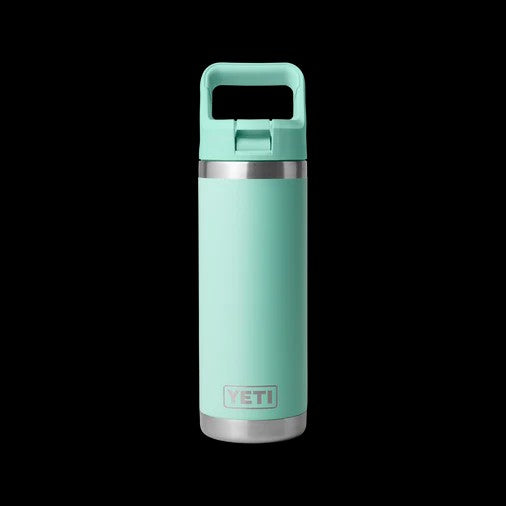 RAMBLER 18OZ STRAW BOTTLE SEAFOAM