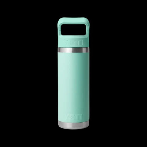 RAMBLER 18OZ STRAW BOTTLE SEAFOAM