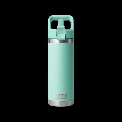 RAMBLER 18OZ STRAW BOTTLE SEAFOAM