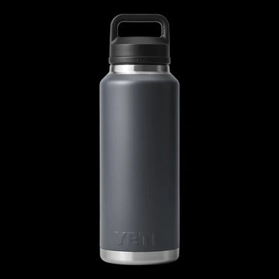 RAMBLER 46OZ BOTTLE CHARCOAL W/ CHUG CAP