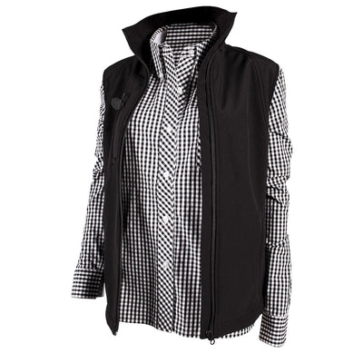 VEST WOMENS SOFT SHELL BLACK