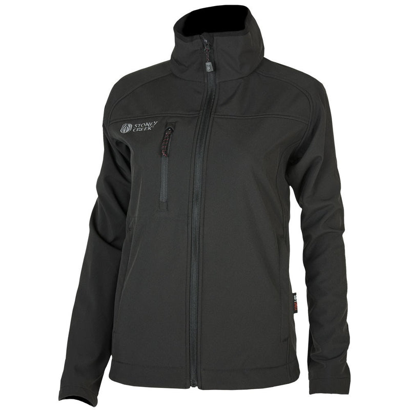 JACKET WOMENS SOFT SHELL  BLACK