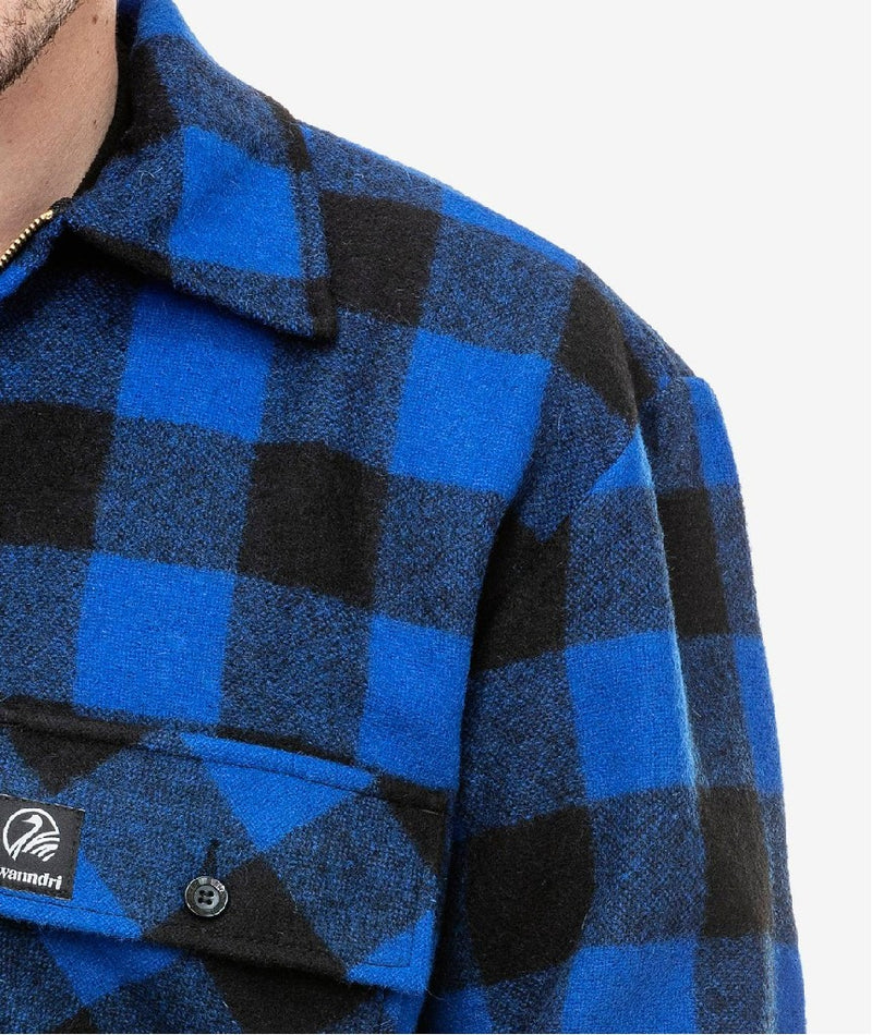 SWANNDRI RANGER BUSH SHIRT BLUE/BLACK