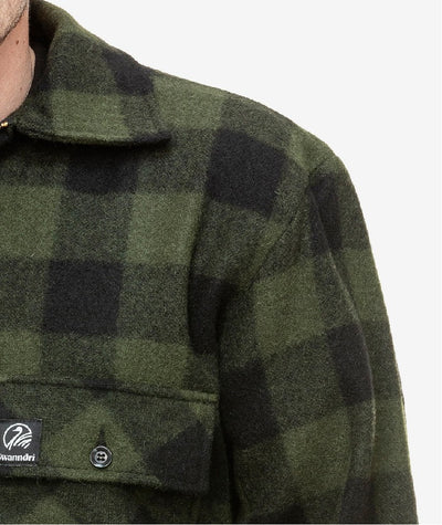 SWANNDRI RANGER BUSH SHIRT OLIVE/BLACK