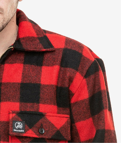 SWANNDRI RANGER BUSH SHIRT RED/BLACK