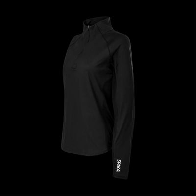 HALF ZIP TOP GO AVP WOMENS BLACK