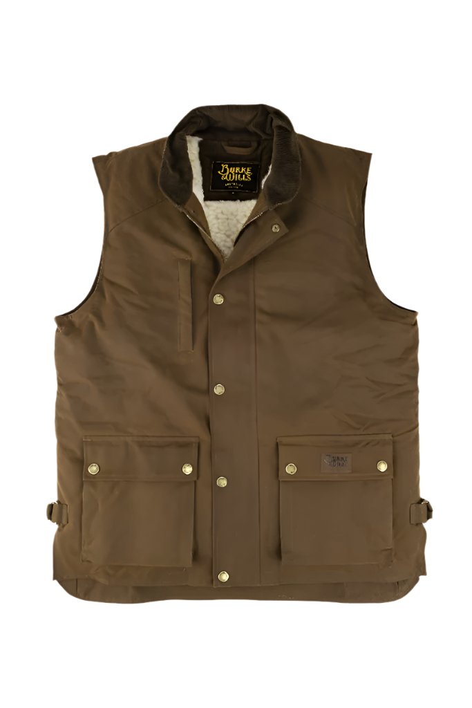 BURKE & WILLS MENS DERWENT VEST BRONZE