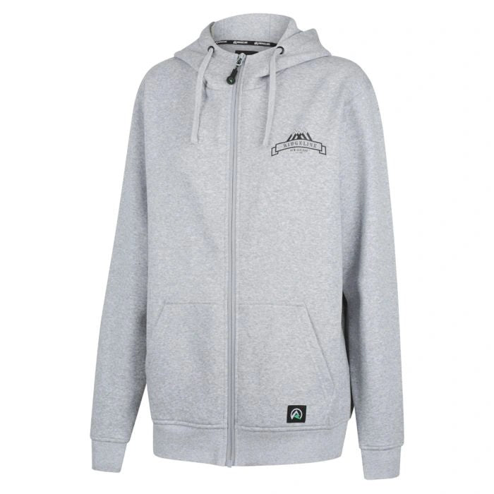 HOOD ZIP WOMENS IMPACT RECYCLED GREY MARLE