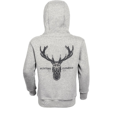 HOODIE ALPHA STAG KIDS GREY MARLE