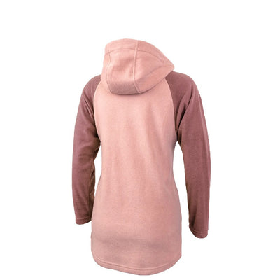 WHAKARAPU LS HOOD WOMENS MAUVE / WILD PLUM