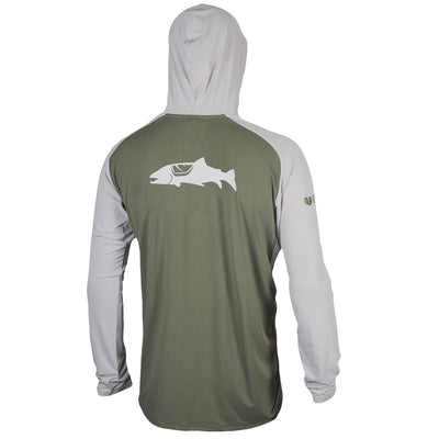 HOODIE MENS APEX BROWN TROUT 2XL