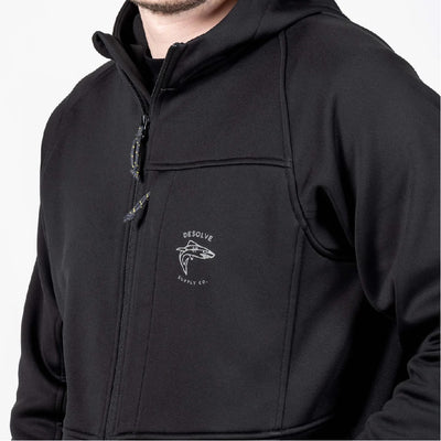 HOODIE OUTLAW DESOLVE BLACK  MEDIUM