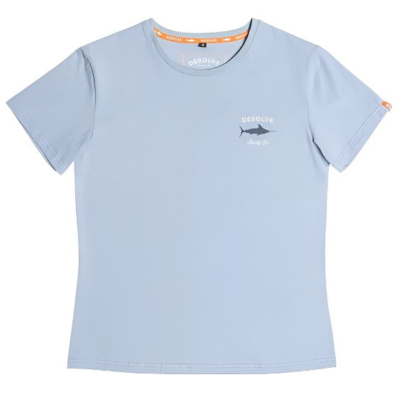 TEE WOMENS DSC DUSTY BLUE SIZE 16