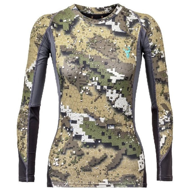 WOMENS CORE TOP DESOLVE VEIL