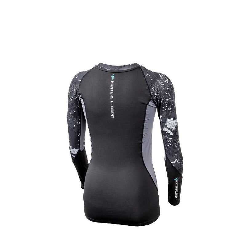 WOMENS CORE TOP DESOLVE BLACK