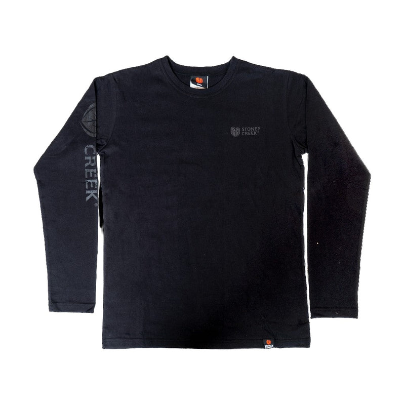 STC LONG LSEEVE TEE BLACK