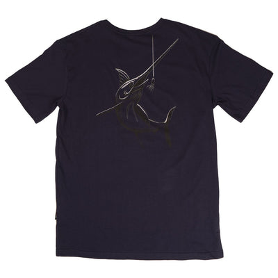 TEE MENS DROP FOR A SWORD NAVY