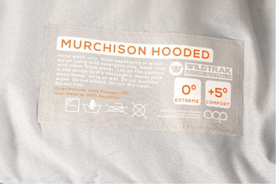 SLEEPING BAG MURCHISON HOODED 230X75CM 0TO 5C