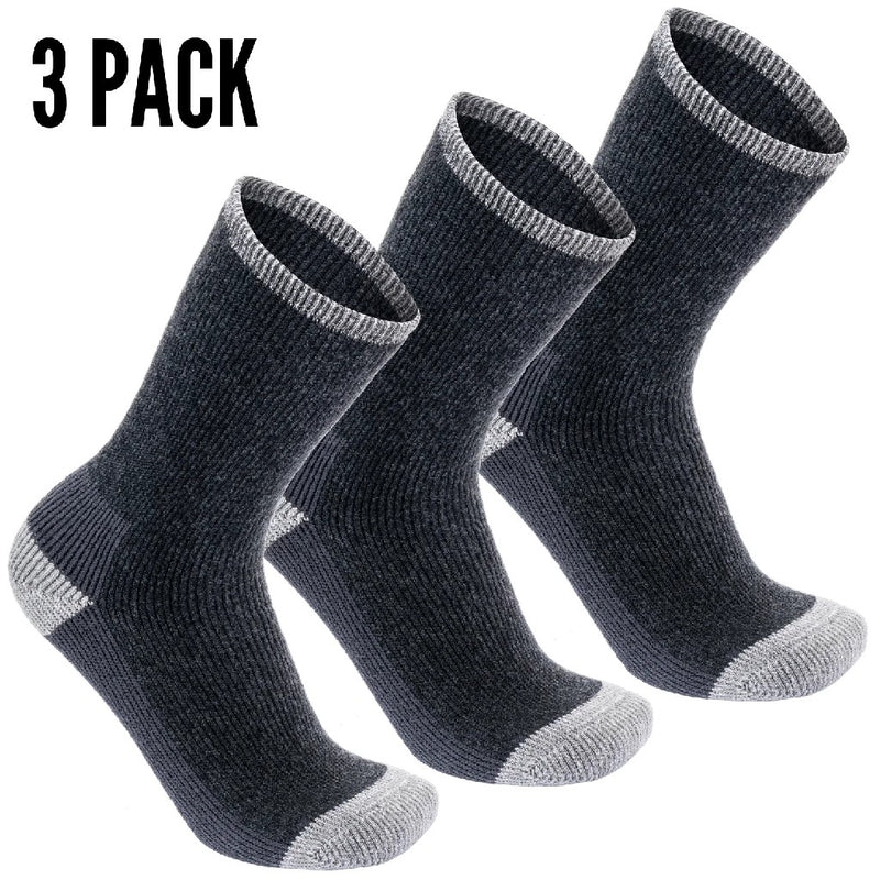 SOCKS RIDGE 3 PACK BLACK/GREY