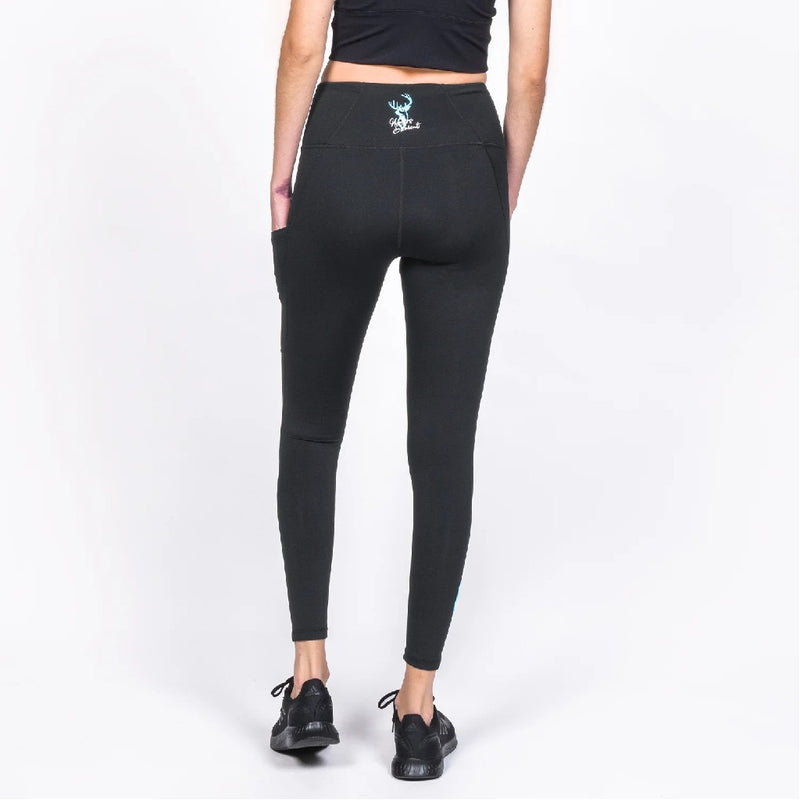 LEGGINGS WOMENS SIGNATURE HUNTERS BLACK 10