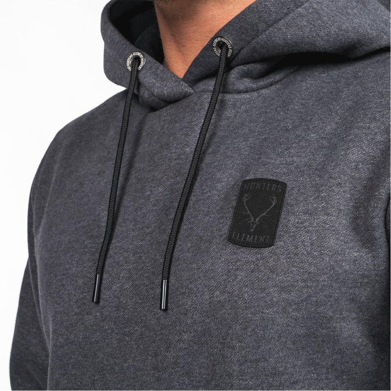 HOODIE STAMP DARK MARLE