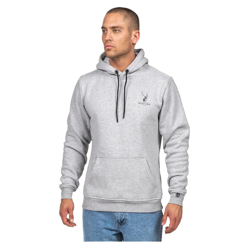 HOODIE CROAKER GREY MARLE