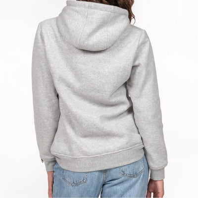 HOODIE WOMENS CROAKER GREY MARLE