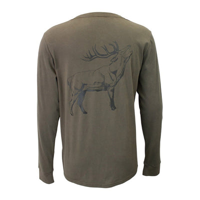 TEE LONG SLEEVE GO CASUAL MENS OLIVE