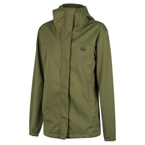 JACKET SOFTSHELL ASCENT WOMENS FIELD OLIVE M (12)