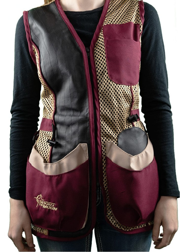 VEST SHOOTING AQUSPORT BURGUNDY