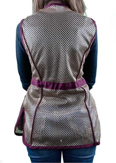 VEST SHOOTING AQUSPORT BURGUNDY