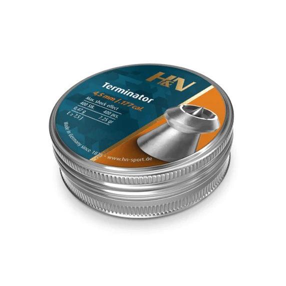AIR RIFLE PELLETS H&N .22 TERMINATOR 400PCS