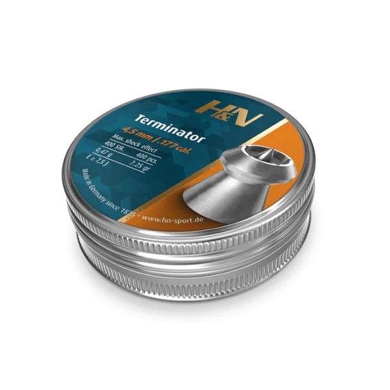 AIR RIFLE PELLETS H&N .177 TERMINATOR 400PCS