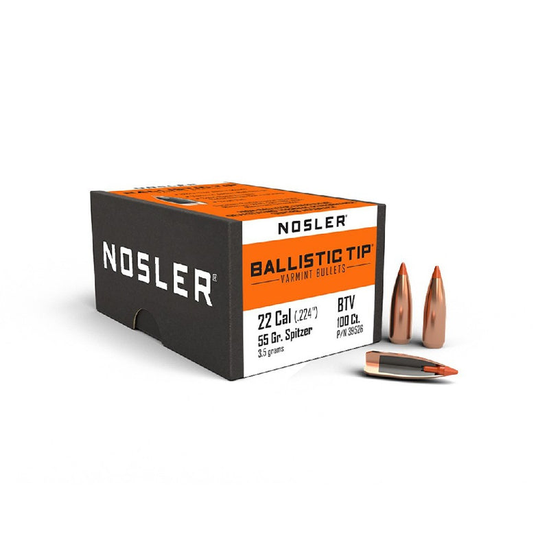 NOSLER VARMINT 22CAL 55GR BALLISTIC TIP 100PK