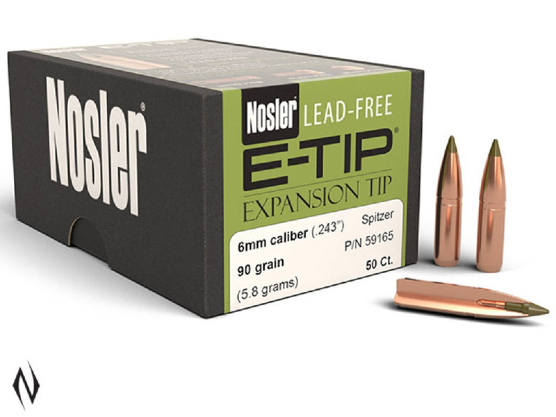 NOSLER E-TIP 90GR .243 50PK