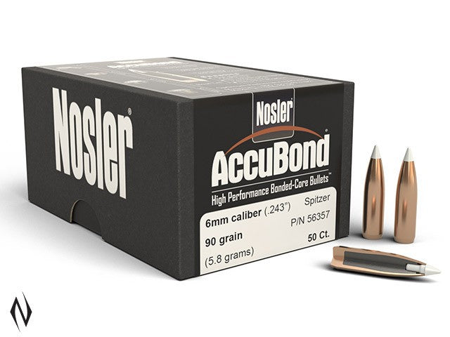 NOSLER .243 90GR ACCUBOND 50PK