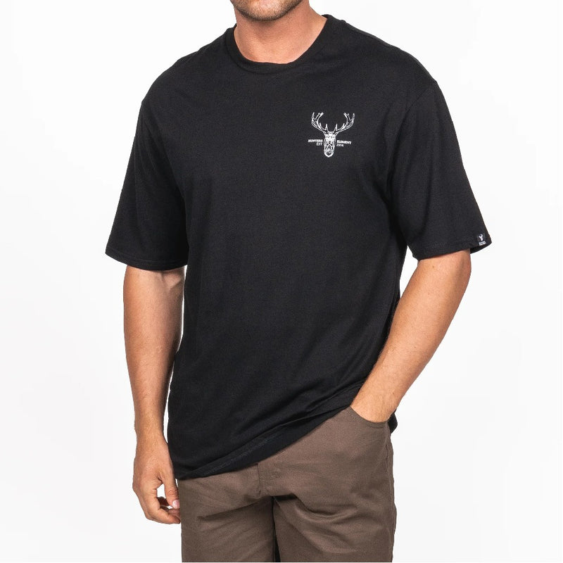 TEE ALPHA STAG BLACK