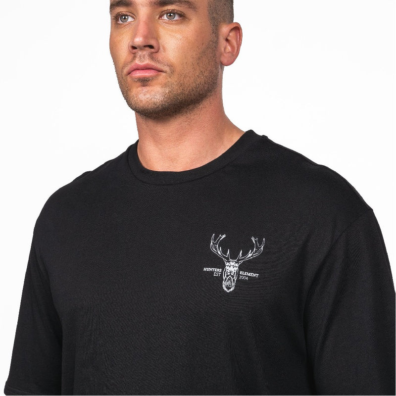 TEE ALPHA STAG BLACK