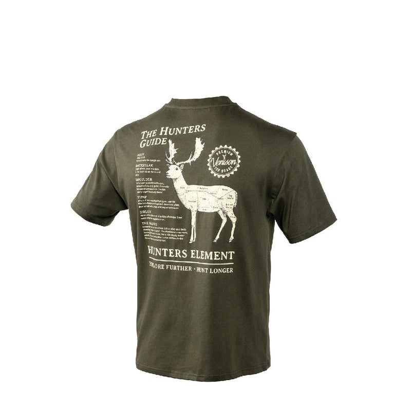 HUNTERS GUIDE TEE FOREST GREEN