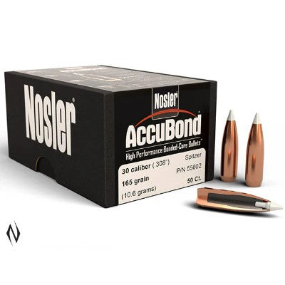 NOSLER ACCUBOND .308 165GR 50PK