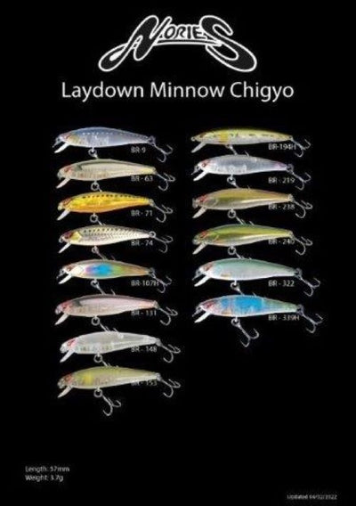 LAYDOWN MINNOW CHIGYO