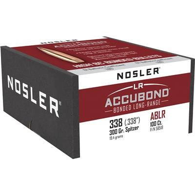 NOSLER ACCUBOND LR 300GR .338 100PK