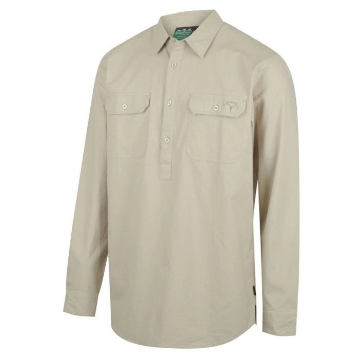 YARD PLACKET SHIRT EUCALYPTUS