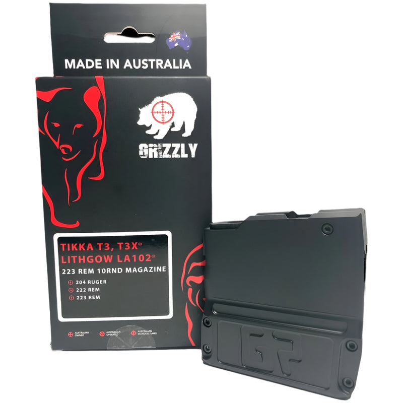 GRIZZLY TIKKA/LITHGOW 204-222-223 10RND MAG