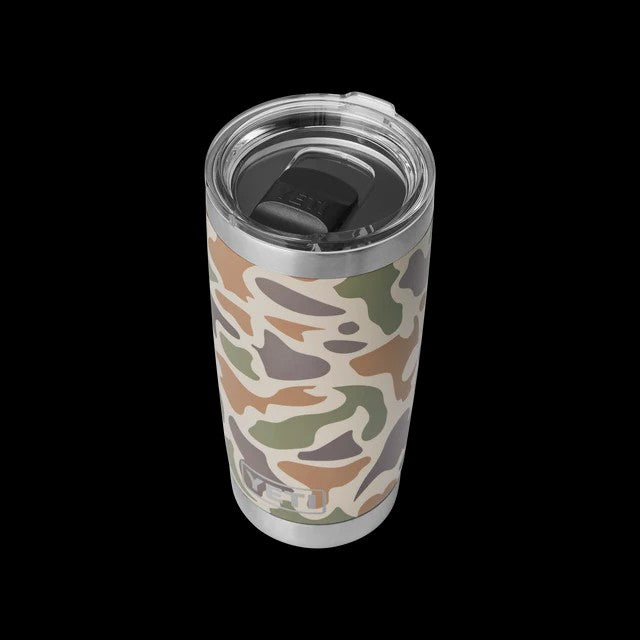 RAMBLER 20OZ TUMBLER MS TAN CAMO