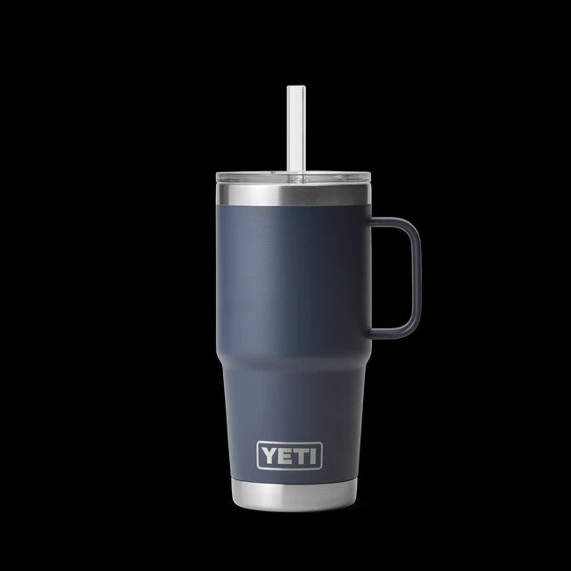 RAMBLER 35OZ STRAW MUG NAVY V2